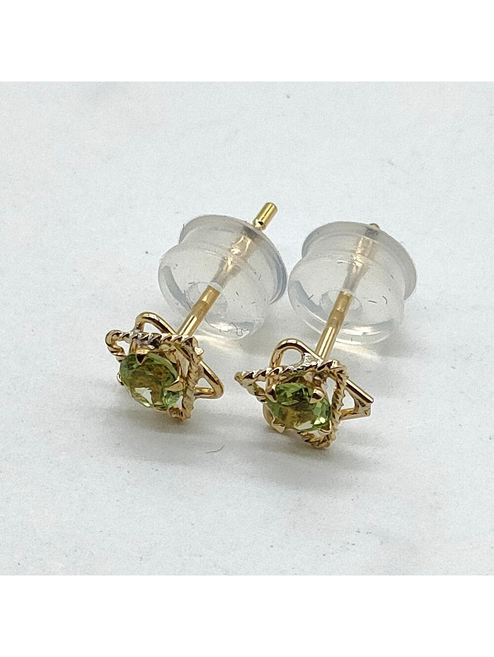 Jewelry Pierced Earring Peridot Gold 5451833